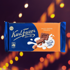 Karl Fazer Salty Toffee Chocolate Bar 145g